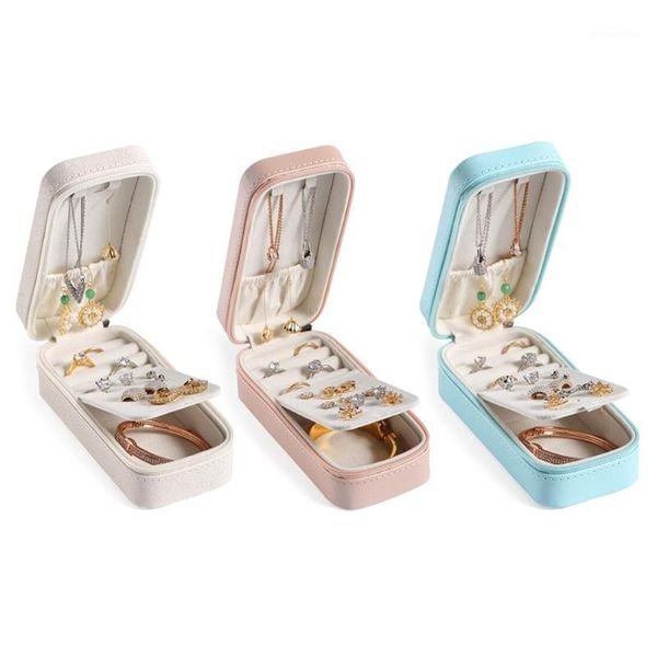 Protable Travel Leather Rectangle Bracelet Box Brooch Jewelry Storage Case Earrings Necklace Cosmetic Organizer Display1, Pink;blue
Protable Travel Leather Rectangle Bracelet Box Brooch Jewelry Storage Case Earrings Necklace Cosmetic Organizer Display1, Pink;blue