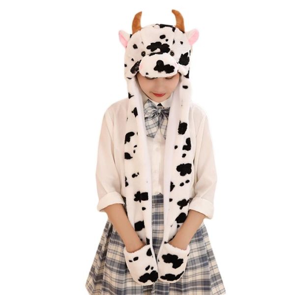 beanie/skull caps kids cute cow animal plush hat with moving ears fluffy warm earflap cap scarf m5te, Blue;gray
beanie/skull caps kids cute cow animal plush hat with moving ears fluffy warm earflap cap scarf m5te, Blue;gray