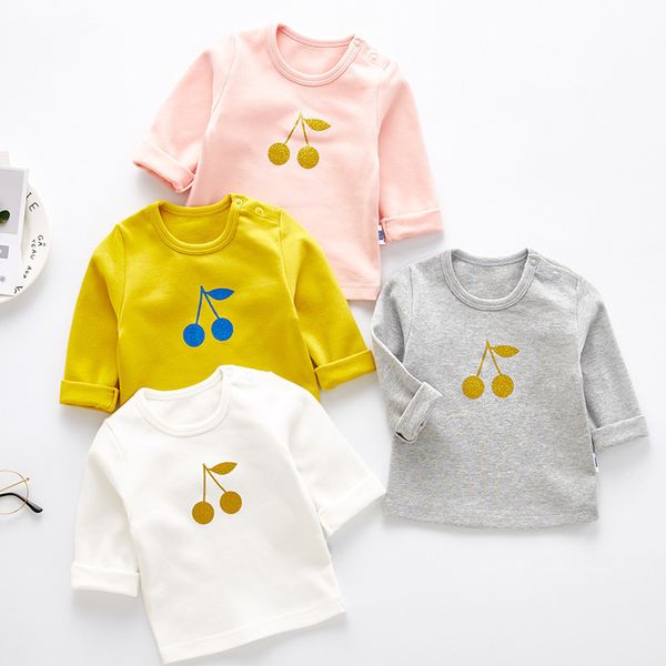baby girls t shirts brand autumn cute cherry print cotton long sleeve kids t shirt casual princess children's clothing lj200811, Black
baby girls t shirts brand autumn cute cherry print cotton long sleeve kids t shirt casual princess children's clothing lj200811, Black