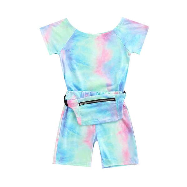 2021-12-08 lioraitiin 0-6years kids boy streetwear tie-dye print short sleeve with stretch casual shorts and waist bag set g220217, White 
2021-12-08 lioraitiin 0-6years kids boy streetwear tie-dye print short sleeve with stretch casual shorts and waist bag set g220217, White
