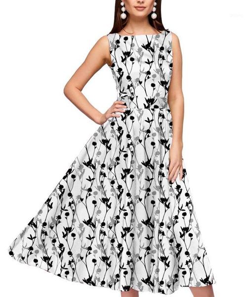 s.flavor vintage a line midi dress 2020 summer floral print sleeveless party dresses no belt elegant o neck casual dress1, Black;gray
s.flavor vintage a line midi dress 2020 summer floral print sleeveless party dresses no belt elegant o neck casual dress1, Black;gray