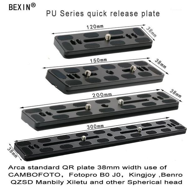 bexin universal metal arca swiss mount adapter quick release plate with 1/4 screw for benro tripod ball head pu300/200/150/1201
bexin universal metal arca swiss mount adapter quick release plate with 1/4 screw for benro tripod ball head pu300/200/150/1201