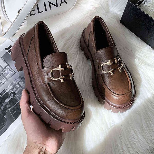 2022 spring and autumn new women's flat shoes ladies leather platform shoes casual buckle ladies fashion all-match, Black
2022 spring and autumn new women's flat shoes ladies leather platform shoes casual buckle ladies fashion all-match, Black