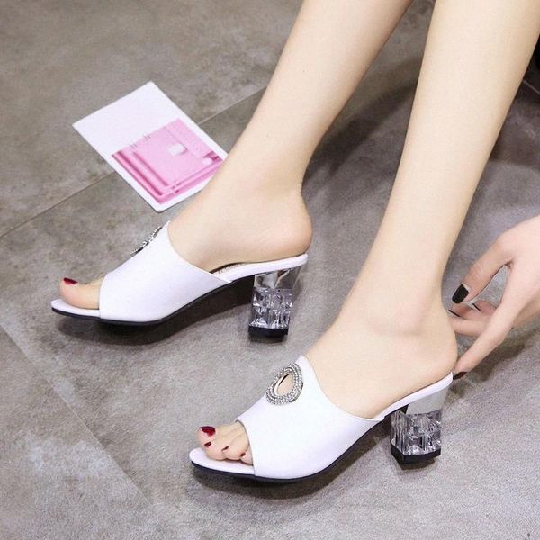 women summer slippers women crystal transparent thick high heels pu leather shoes female open toe outdoor ladies slides sandals #ew1c, Black
women summer slippers women crystal transparent thick high heels pu leather shoes female open toe outdoor ladies slides sandals #ew1c, Black