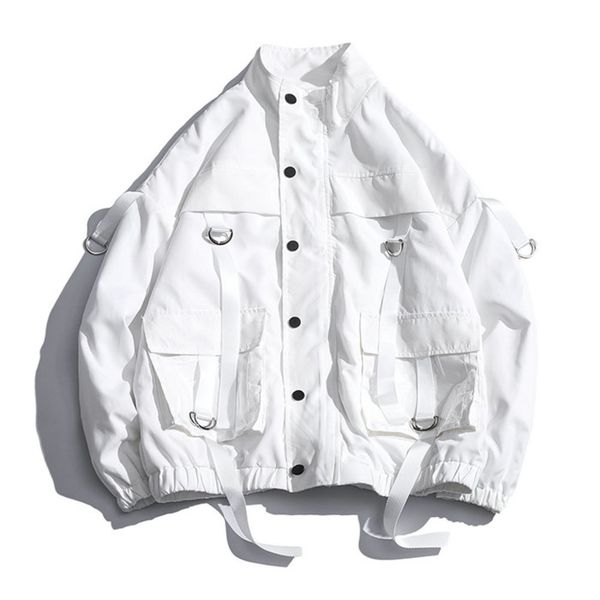 2020 men military jacket coats casual windbreaker ribbons pockets men's overalls bomber jacket hip hop streetwear man outwear c1212, Black;brown
2020 men military jacket coats casual windbreaker ribbons pockets men's overalls bomber jacket hip hop streetwear man outwear c1212, Black;brown