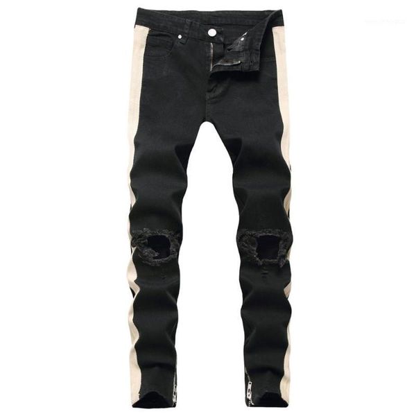 men's jeans denim designer hole moto bike ripped for men size 28-38 40 42 2021 autumn spring hip hop punk streetwear1, Blue
men's jeans denim designer hole moto bike ripped for men size 28-38 40 42 2021 autumn spring hip hop punk streetwear1, Blue