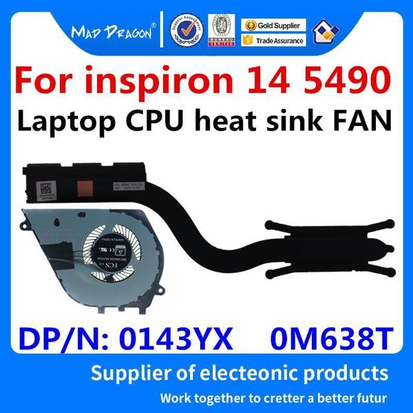 lapnew original cpu heatsink fan assembly for inspiron 14 5490 cpu fan and heatsink dp/n/: 143yx 0143yx m638t 0m638t1
lapnew original cpu heatsink fan assembly for inspiron 14 5490 cpu fan and heatsink dp/n/: 143yx 0143yx m638t 0m638t1