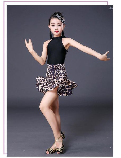 stage wear children's latin dance skirt girls' split training dress examination competition performance leopard pattern summer1, Black;red
stage wear children's latin dance skirt girls' split training dress examination competition performance leopard pattern summer1, Black;red