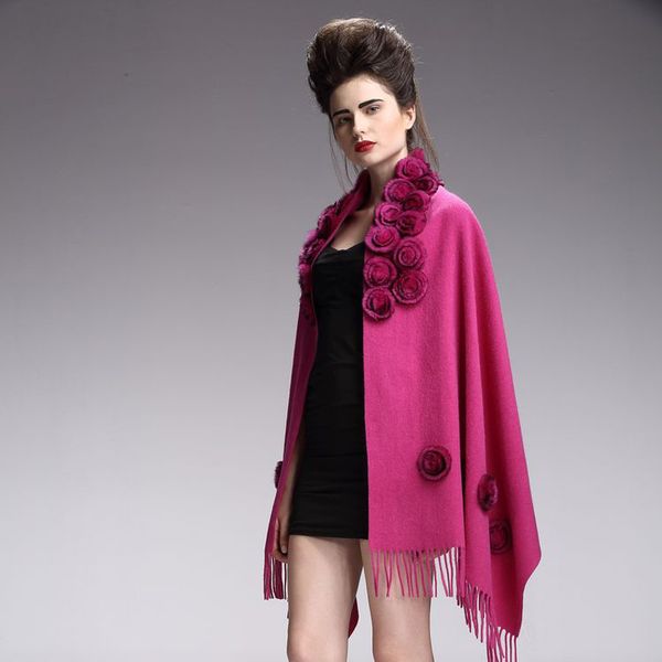 zy87051 female novelty popular winter wool with rabbit skin 3d floral involves pashmina cape xale scarf, Blue;gray
zy87051 female novelty popular winter wool with rabbit skin 3d floral involves pashmina cape xale scarf, Blue;gray
