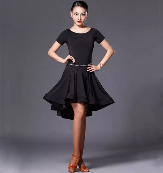 black latin dance new fashion women dance costume set latin dress salsa samba short sleeves women latin dance dresses, Black;red 
black latin dance new fashion women dance costume set latin dress salsa samba short sleeves women latin dance dresses, Black;red