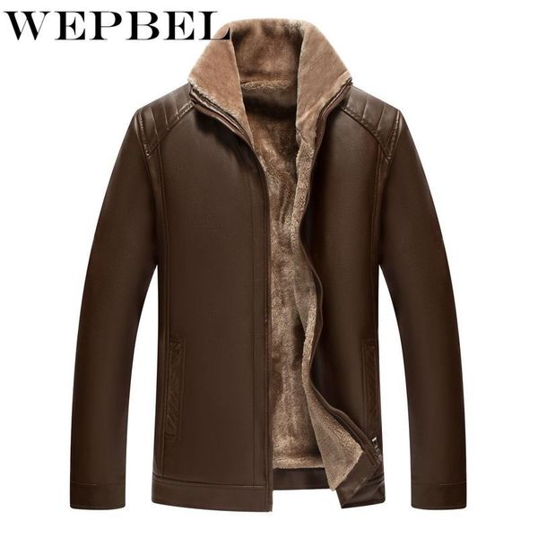 mens pu leather fur lined collar winter jacket casual sheep skin warm outdoor waterproof zipper coat thickening outwear q1210, Black 
mens pu leather fur lined collar winter jacket casual sheep skin warm outdoor waterproof zipper coat thickening outwear q1210, Black