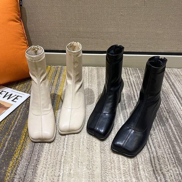 womens boots shoes british style square toe boot feminine cool comfortable footwear female platform bootie botas de mujer, Black
womens boots shoes british style square toe boot feminine cool comfortable footwear female platform bootie botas de mujer, Black