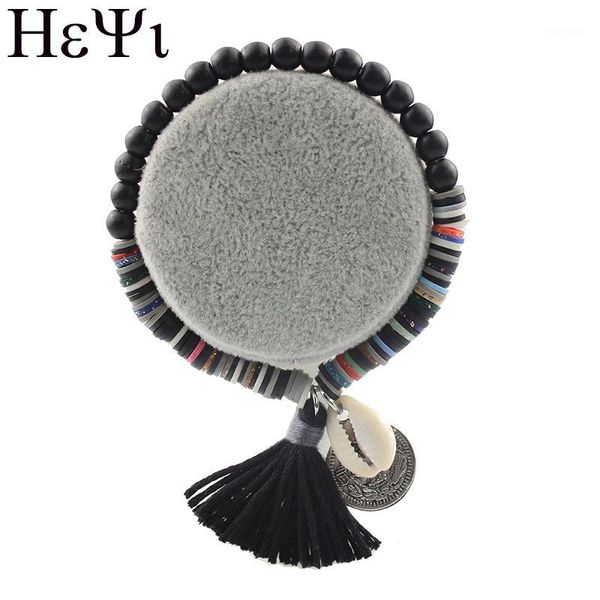 bangle fashion handmade natural semi-precious leather retractable rubber conch shell pearl fringe pendant beach bracelet1, Black
bangle fashion handmade natural semi-precious leather retractable rubber conch shell pearl fringe pendant beach bracelet1, Black