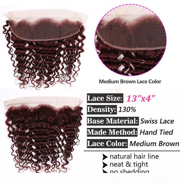 99j burgundy deep wave hair with lace frontal brazilian virgin hair deep curly 99j wine red hair 4 bundles with 13x4 ear to ear closure, Black;brown
99j burgundy deep wave hair with lace frontal brazilian virgin hair deep curly 99j wine red hair 4 bundles with 13x4 ear to ear closure, Black;brown