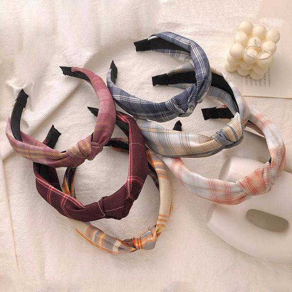new women elegant jk style plaid knot cloth hairbands mori girl's sweet hair band hair hoops headwear fashion hair accessories h wmtobo, Black;brown
new women elegant jk style plaid knot cloth hairbands mori girl's sweet hair band hair hoops headwear fashion hair accessories h wmtobo, Black;brown