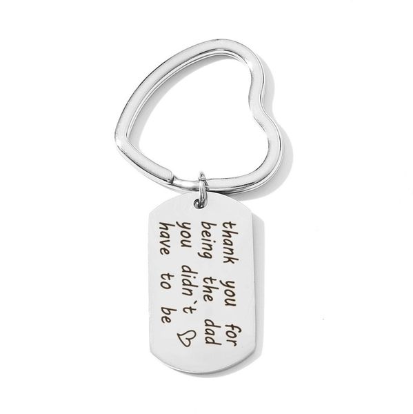 family jewelry gifts thank you for being the dad you didnt have to be stainless steel pendant keychains keyrings christmas gifts, Slivery;golden
family jewelry gifts thank you for being the dad you didnt have to be stainless steel pendant keychains keyrings christmas gifts, Slivery;golden
