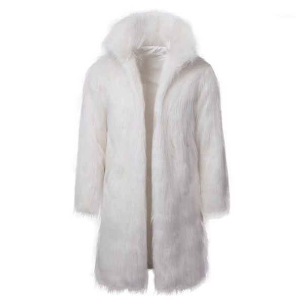 2020 winter men coat jackets european american male faux fur black white long hooded jacket full sleeve loose casual solid color1
2020 winter men coat jackets european american male faux fur black white long hooded jacket full sleeve loose casual solid color1