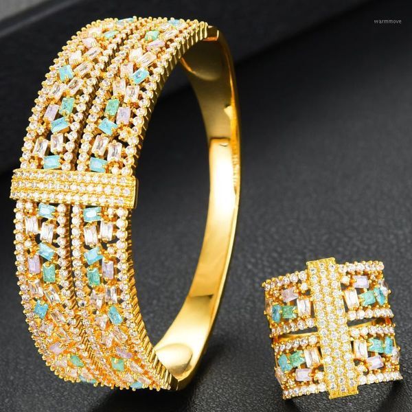godki jimbora nigerian dubai bangle ring jewelry sets for women cubic zircon wedding bridal jewelry sets, Silver
godki jimbora nigerian dubai bangle ring jewelry sets for women cubic zircon wedding bridal jewelry sets, Silver