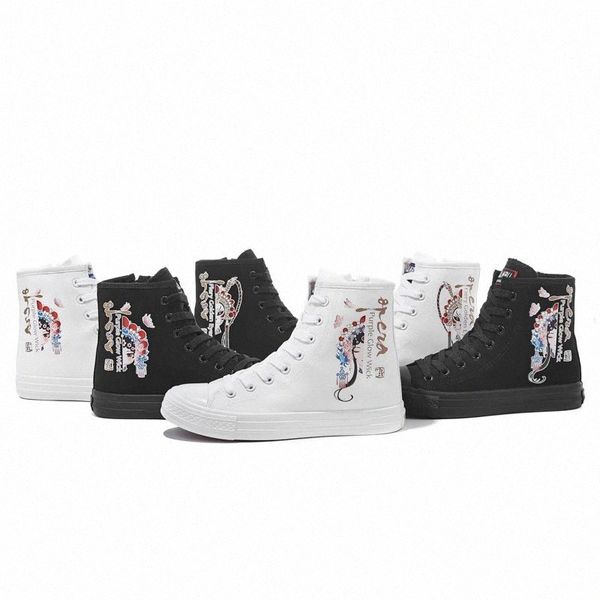women's canvas shoes inside zipper rubber shoes hand-painted beijing opera facial makeup pattern short women's shoes #np70
women's canvas shoes inside zipper rubber shoes hand-painted beijing opera facial makeup pattern short women's shoes #np70