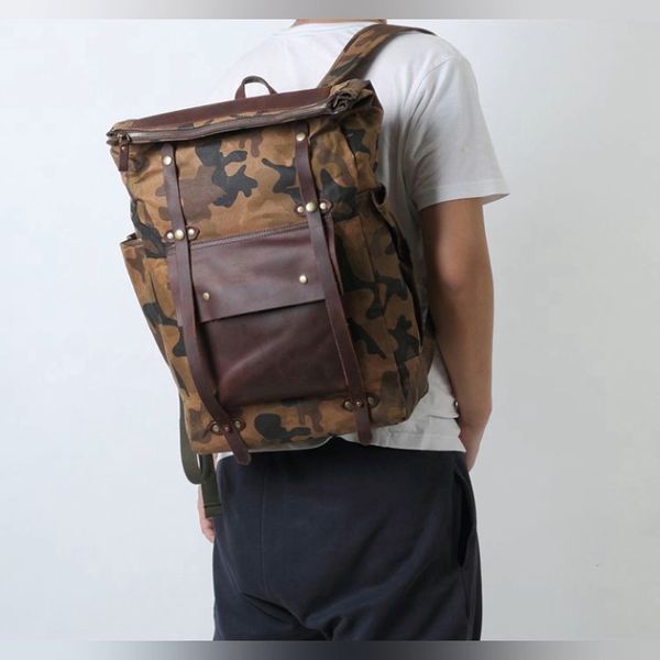 big canvas laphiking bag of waterproof men wdl5