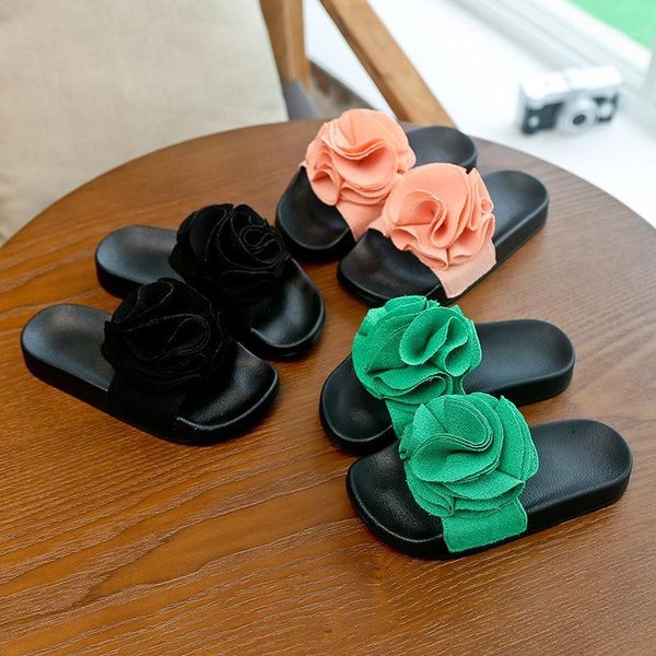 slipper 2021 children princess girl sandals flower soft summer home eur 21-391, Black;grey
slipper 2021 children princess girl sandals flower soft summer home eur 21-391, Black;grey