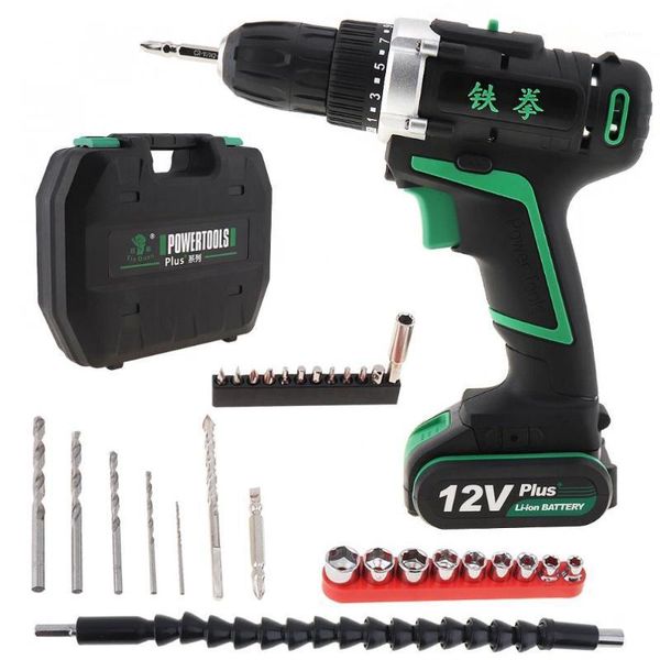100 - 240v cordless 12v electric drill / screwdriver with rotation adjustment switch and plastic box 29pcs accessories set1
100 - 240v cordless 12v electric drill / screwdriver with rotation adjustment switch and plastic box 29pcs accessories set1