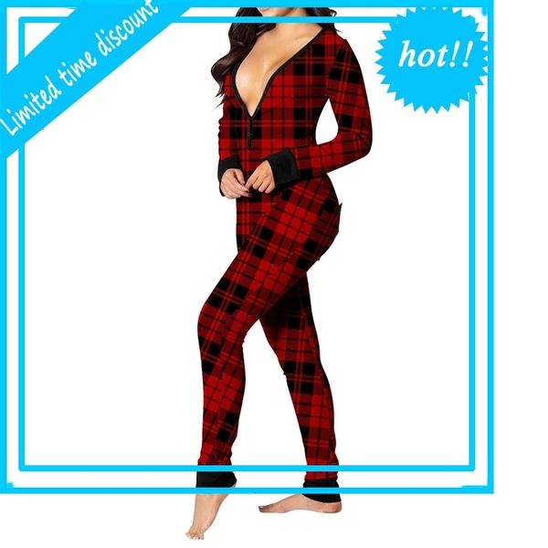 pyjamas button-down front functional plus size seal button flap jumpsuit women's pajamas, Black;white
pyjamas button-down front functional plus size seal button flap jumpsuit women's pajamas, Black;white