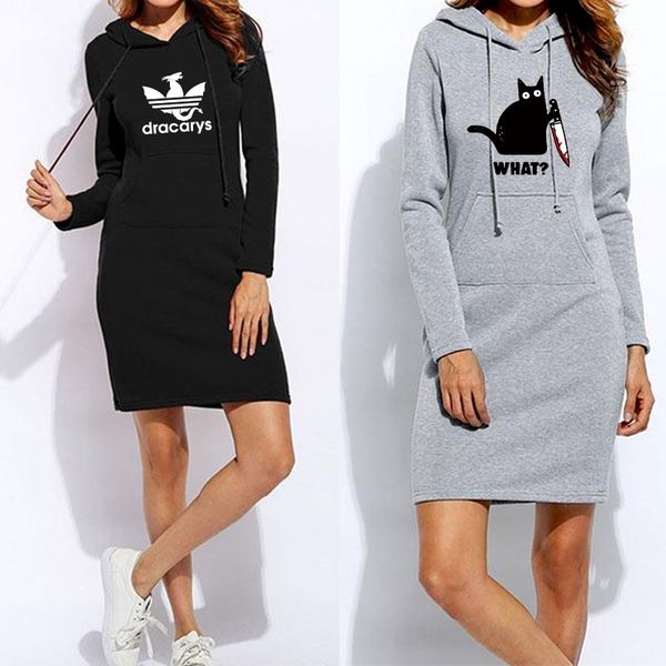 funny print women hoodies sweatshirts long sleeve dress vestidos winter woman clothing hooded drawstring pocket pullover dresses lj201103, Black
funny print women hoodies sweatshirts long sleeve dress vestidos winter woman clothing hooded drawstring pocket pullover dresses lj201103, Black