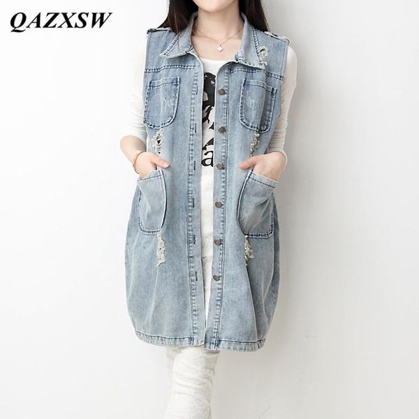 qazxsw 2020 women casual jeans coats for summer vest ladies fashion sleeveless long vest loose outerwear plus size yx2041, Black;white
qazxsw 2020 women casual jeans coats for summer vest ladies fashion sleeveless long vest loose outerwear plus size yx2041, Black;white