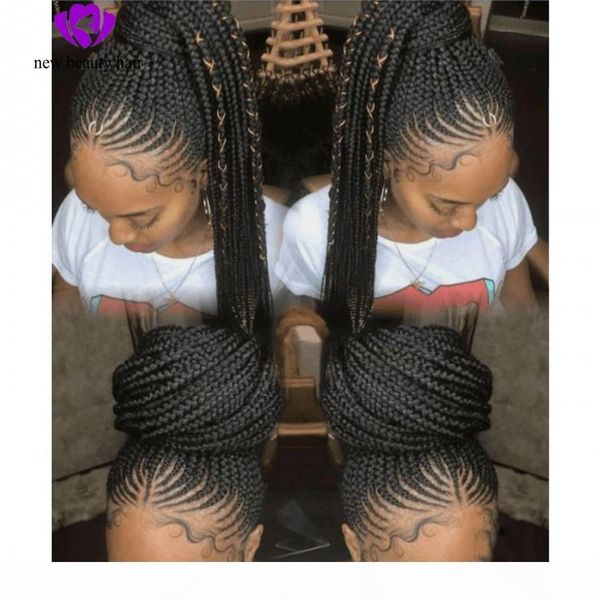 natural handtied cornrow braids wig black hairstyle box braids synthetic lace front wigs for black women micro braids wig with baby hair
natural handtied cornrow braids wig black hairstyle box braids synthetic lace front wigs for black women micro braids wig with baby hair