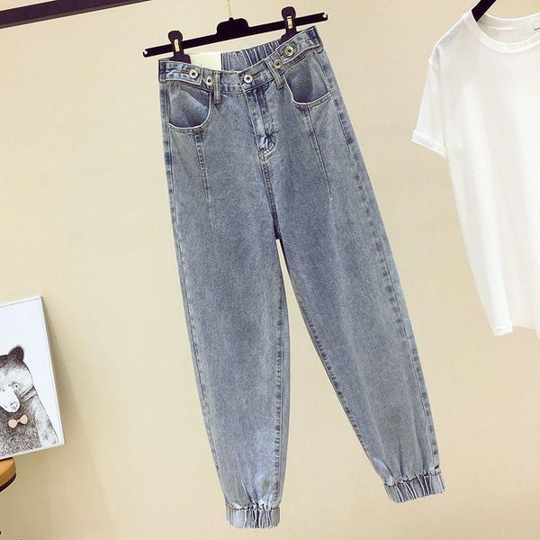 autumn jeans women's new korean version of elastic nine-point pants with loose feet loose casual street high waist women's jeans1, Blue
autumn jeans women's new korean version of elastic nine-point pants with loose feet loose casual street high waist women's jeans1, Blue