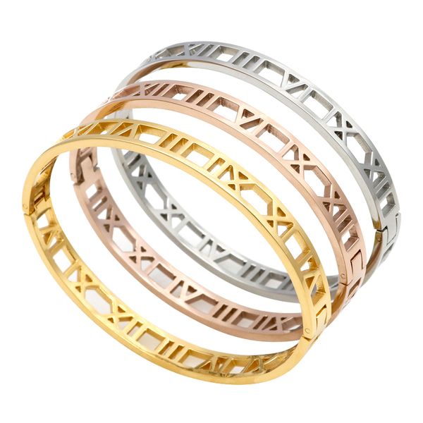 meicialandat 2020 new titanium steel rose gold roman letter bracelet bangles minimalist fashion bracelets for women, Black
meicialandat 2020 new titanium steel rose gold roman letter bracelet bangles minimalist fashion bracelets for women, Black