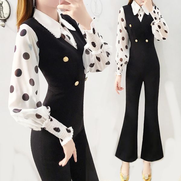 dot piece lady in office of women overalls make up pants two female clothes j4nv, White
dot piece lady in office of women overalls make up pants two female clothes j4nv, White