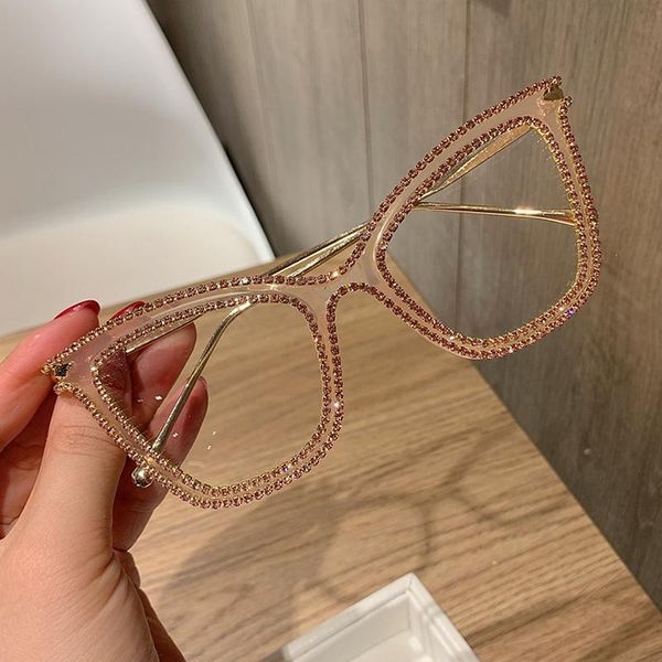 sunglasses myopia women vintage clear lens glasses ladies luxury rhinestone cat eye sun men optical, White;black
sunglasses myopia women vintage clear lens glasses ladies luxury rhinestone cat eye sun men optical, White;black