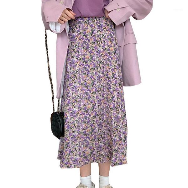 2020 summer women skirt high wasit mid-length ladies skirts fashion floral print female skirts elastic waist women's skirt1, Black
2020 summer women skirt high wasit mid-length ladies skirts fashion floral print female skirts elastic waist women's skirt1, Black