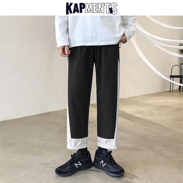 kapments men casual patchwork straight joggers pants 2020 mens harajuku black hip hop harem pants male korean fashions trousers1
kapments men casual patchwork straight joggers pants 2020 mens harajuku black hip hop harem pants male korean fashions trousers1