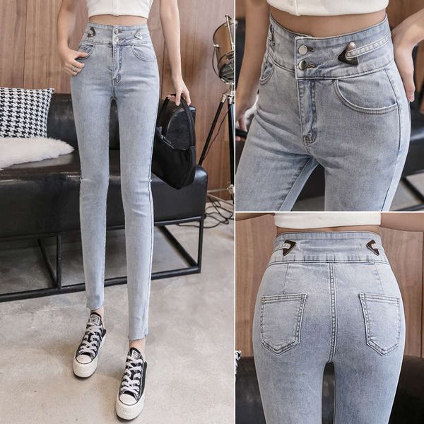 new korean version of autumn winter 2020 is fashionable, versatile, high elastic, slim slim, and the small feet wear jeans, Blue
new korean version of autumn winter 2020 is fashionable, versatile, high elastic, slim slim, and the small feet wear jeans, Blue
