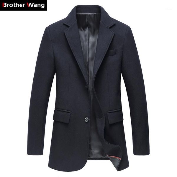 2019 autumn winter new men's suit collar wool coat classic style business fashion slim fit solid color coat male brand clothes1, Black
2019 autumn winter new men's suit collar wool coat classic style business fashion slim fit solid color coat male brand clothes1, Black