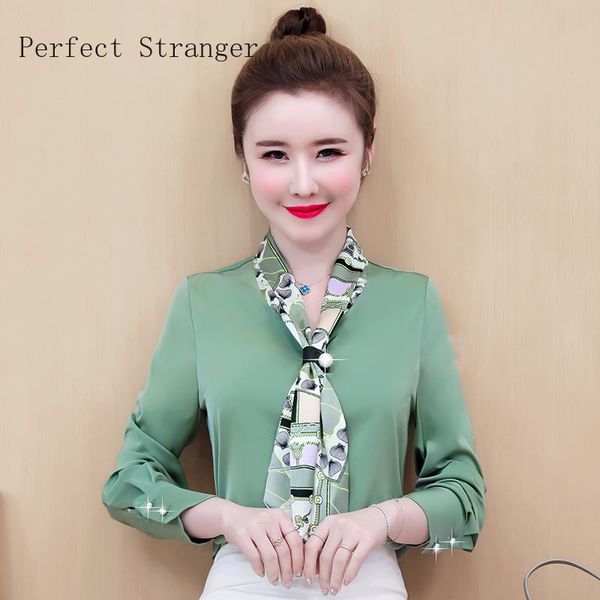 hanxiner 2021 new arrival bow collar long sleeve solid color woman chiffon blouse, White
hanxiner 2021 new arrival bow collar long sleeve solid color woman chiffon blouse, White