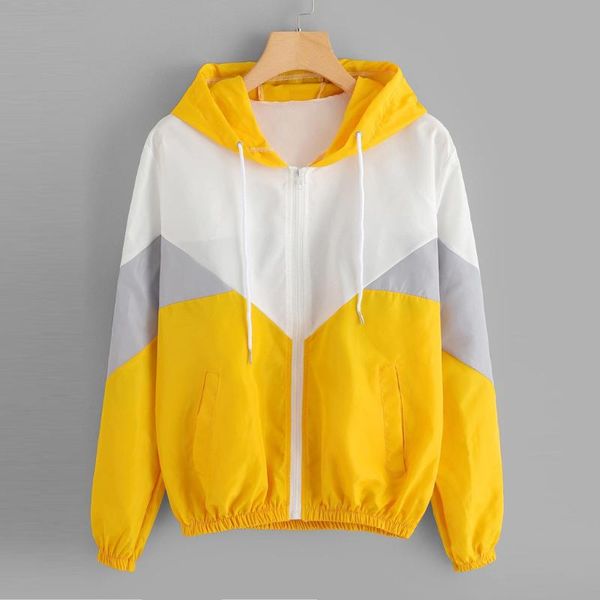 sports jacket ladies casual jacket women long sleeve contrast color hooded zipper pockets casual sport coat y731, Black;brown
sports jacket ladies casual jacket women long sleeve contrast color hooded zipper pockets casual sport coat y731, Black;brown
