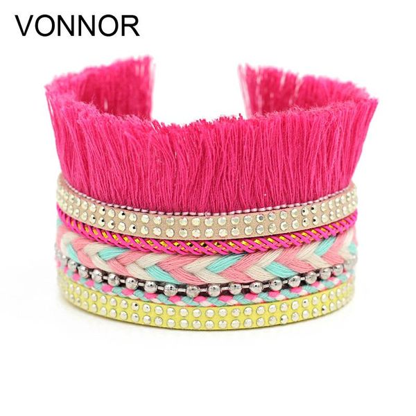 VONNOR Jewelry Bracelets for Woman Boho Colorful Tassel Bracelet Wrist Cuff Accessories Female Gifts, Golden;silver
VONNOR Jewelry Bracelets for Woman Boho Colorful Tassel Bracelet Wrist Cuff Accessories Female Gifts, Golden;silver