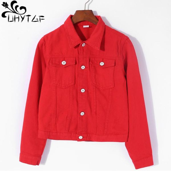 women's jackets uhytgf women basic coat cute girl slim short jeans jacket female elegant spring autumn denim outerwear casacos feminin, Black;brown
women's jackets uhytgf women basic coat cute girl slim short jeans jacket female elegant spring autumn denim outerwear casacos feminin, Black;brown