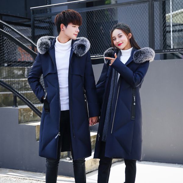 winter men of parka couple down fox fur collar big korean plus size female jacket kj632 gqpw, Black
winter men of parka couple down fox fur collar big korean plus size female jacket kj632 gqpw, Black