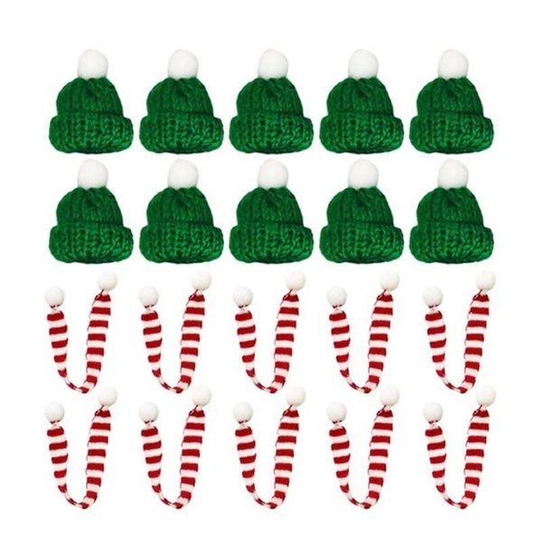 20pcs xmas mini scarf and hat decor doll clothes accessory creative plants adornment for festival party christmas decoration
20pcs xmas mini scarf and hat decor doll clothes accessory creative plants adornment for festival party christmas decoration