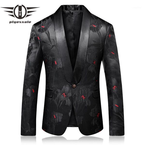plyesxale prom blazer men 2018 slim fit mens shawl collar blazer fashion printed male stage wear casual terno masculino q2631, White;black
plyesxale prom blazer men 2018 slim fit mens shawl collar blazer fashion printed male stage wear casual terno masculino q2631, White;black