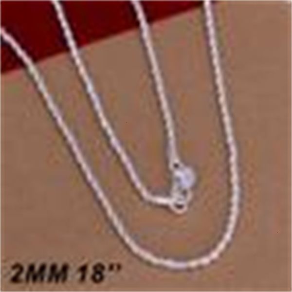 women silver beautysterling men quality 925 twist rope chain necklaces 2mm 16inch/18inch/20inch/22inch/24inch
women silver beautysterling men quality 925 twist rope chain necklaces 2mm 16inch/18inch/20inch/22inch/24inch