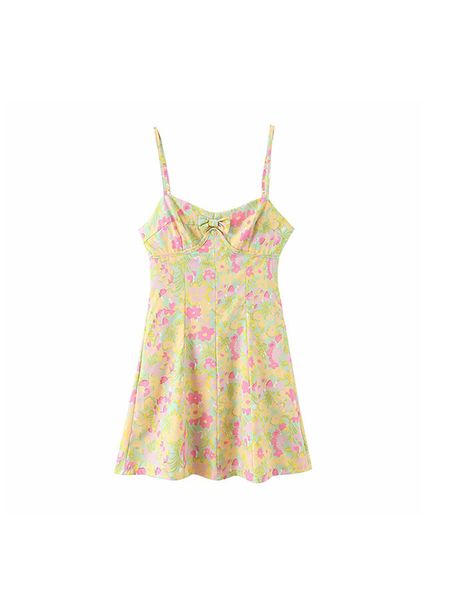 2021 new cute little bow refreshing floral green spaghetti sash french pastoral style dress feminine above the knee jwpx, Black;gray
2021 new cute little bow refreshing floral green spaghetti sash french pastoral style dress feminine above the knee jwpx, Black;gray