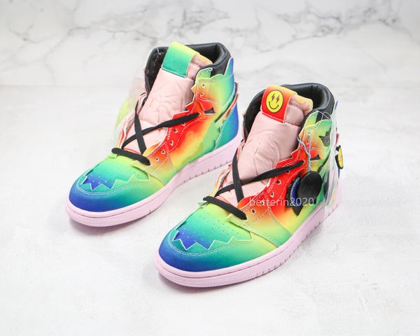 2021 j balvin x 1 high og basketball shoes multi-color rainbow tie dye jumpman 1s men women des chausures outdoor sports trainers sneakers
2021 j balvin x 1 high og basketball shoes multi-color rainbow tie dye jumpman 1s men women des chausures outdoor sports trainers sneakers