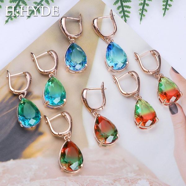 h: hyde красочные кристаллические серьги для женщин девушки cz waterdrops hoop hoop серьги серьги свадьбы мода ювелирные изделия pendientes, Golden;silver
h: hyde красочные кристаллические серьги для женщин девушки cz waterdrops hoop hoop серьги серьги свадьбы мода ювелирные изделия pendientes, Golden;silver