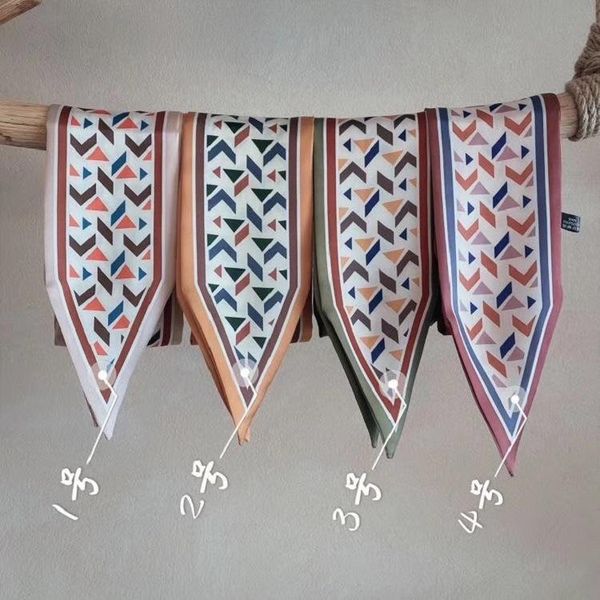 korean-style narrow strip small silk ins rhombus small neckerchief retro versatile printed design double-sided scarf bag strap, Blue;gray
korean-style narrow strip small silk ins rhombus small neckerchief retro versatile printed design double-sided scarf bag strap, Blue;gray
